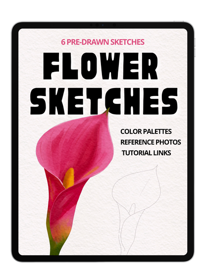 Flower Sketch Bundle