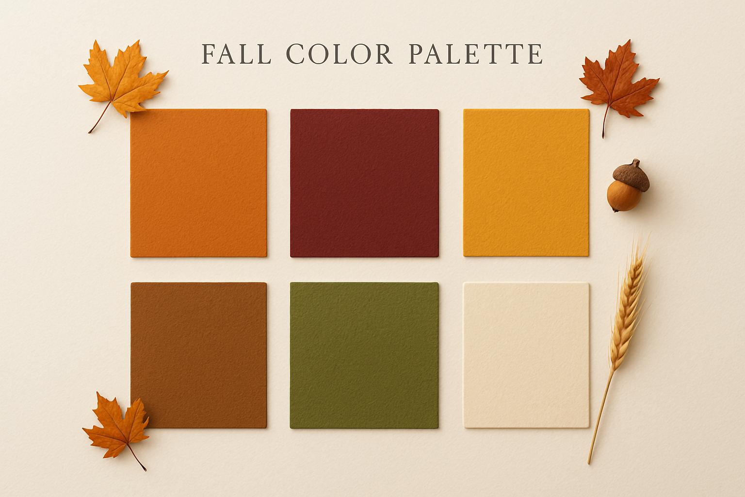 fall color palette